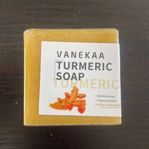 Natural Turmeric Soap Dark Spots, Handmade Turmeric Soap Bar NWT